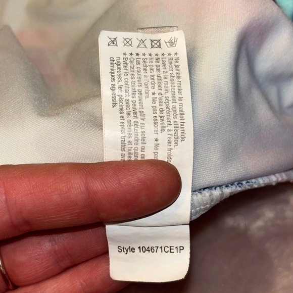 Seafolly Blue and Orange One Piece Swimwear - Picture 8 of 8